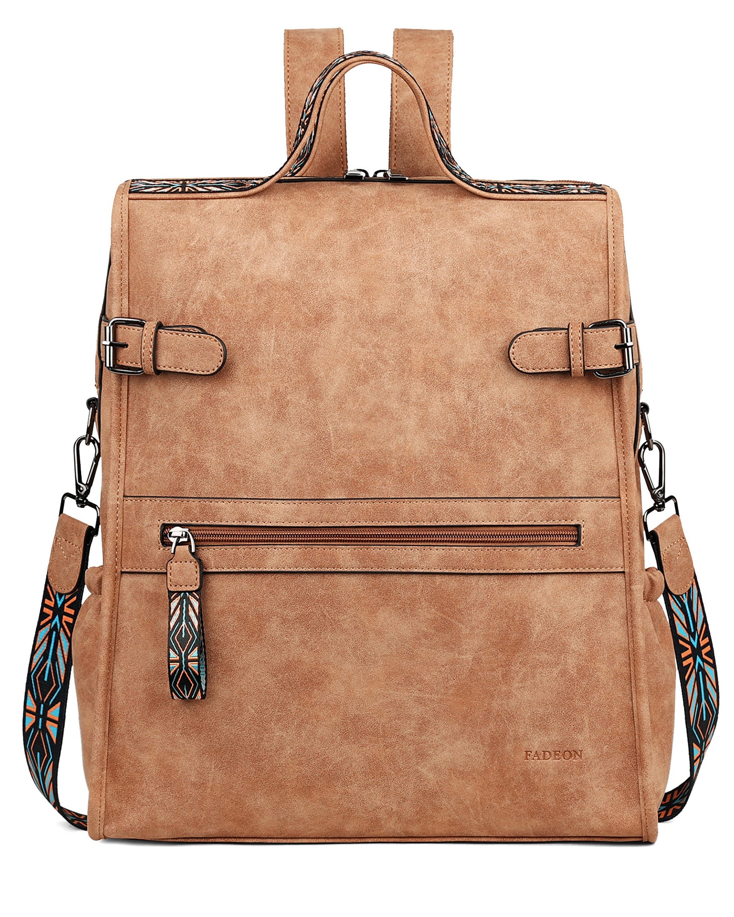 Double Zip Open Laptop Backpack