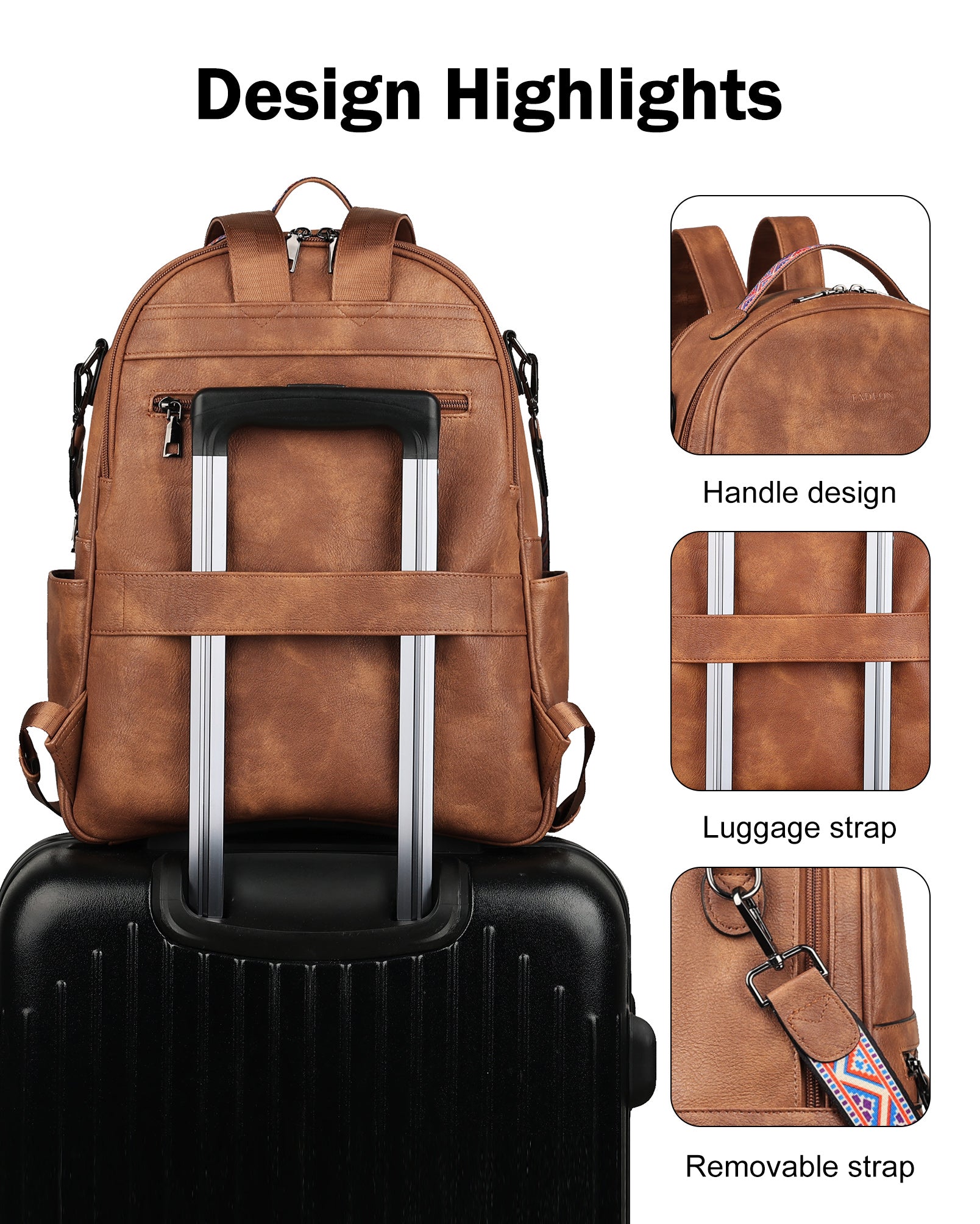 Laptop Backpack for Women FADEON